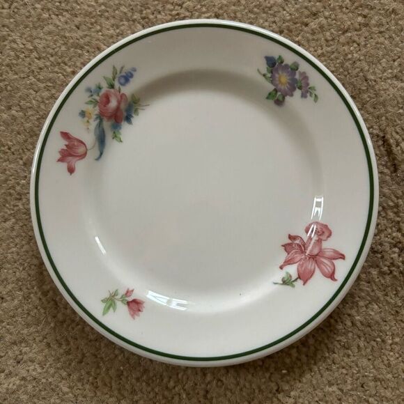 Syracuse China Floral Pattern 6 1/4” Small Plate - Picture 1 of 3
